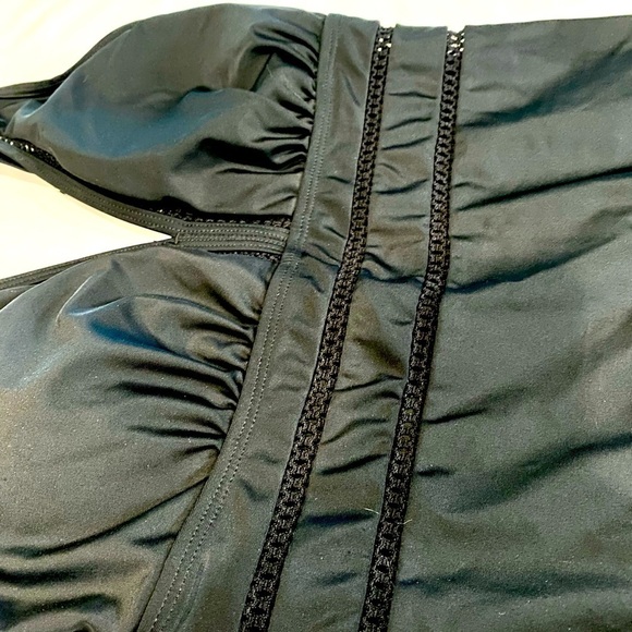 NWOT - Summer Mae One Piece Swimsuit Tummy Control Mesh Trim Plus Size 14 - Picture 9 of 10